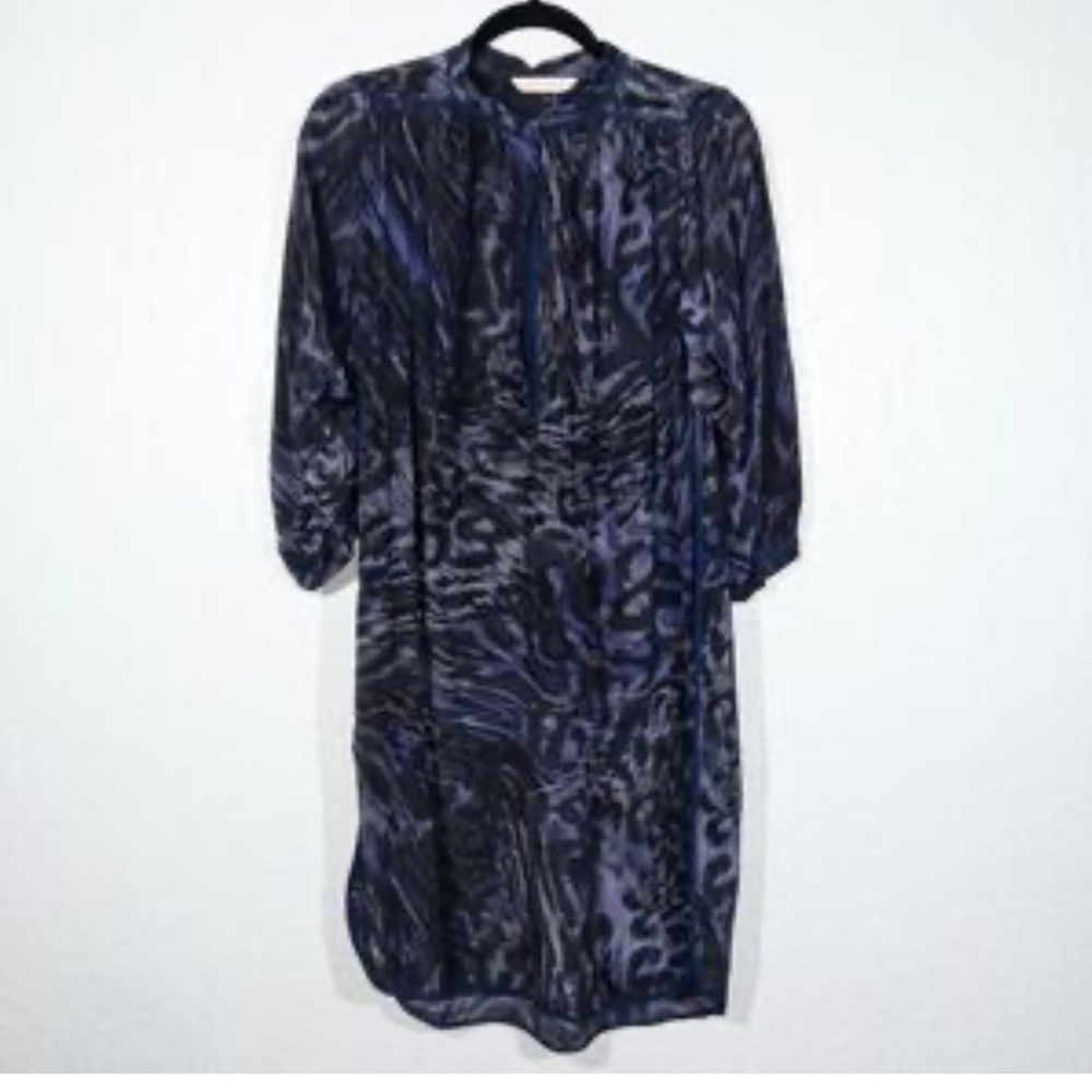 Rebecca Taylor Animal Print Silk Dress Woman's Size 4